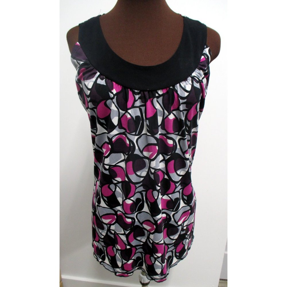 EUC SAINT TROPEZ WEST LADIES TANK SIZE MEDIUM PURPLE